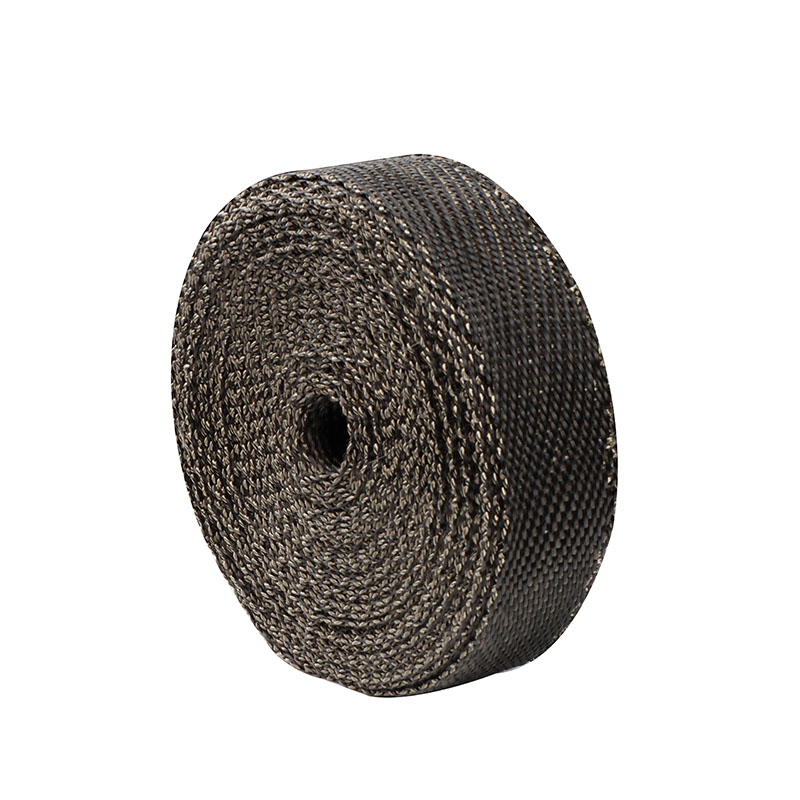 Titanium and Black Blended Exhaust Wrap