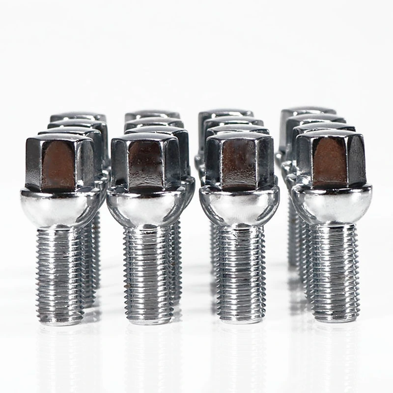 M12x1.25 볼 시트 휠 러그 볼트